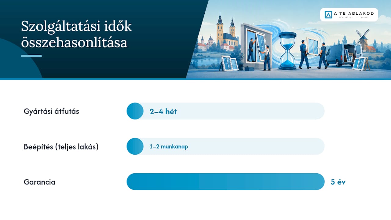 A nyílászárócsere szolgáltatások összehasonlító táblázata – mire érdemes odafigyelni a választásnál?