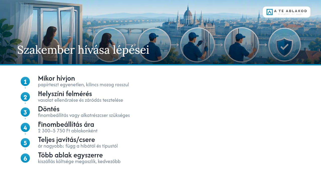Mikor hívjon szakembert az elakadt ablakhoz — overview diagram