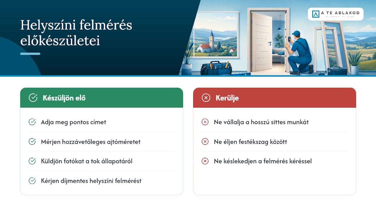 Kérjen helyszíni felmérést A Te Ablakodtól — overview diagram