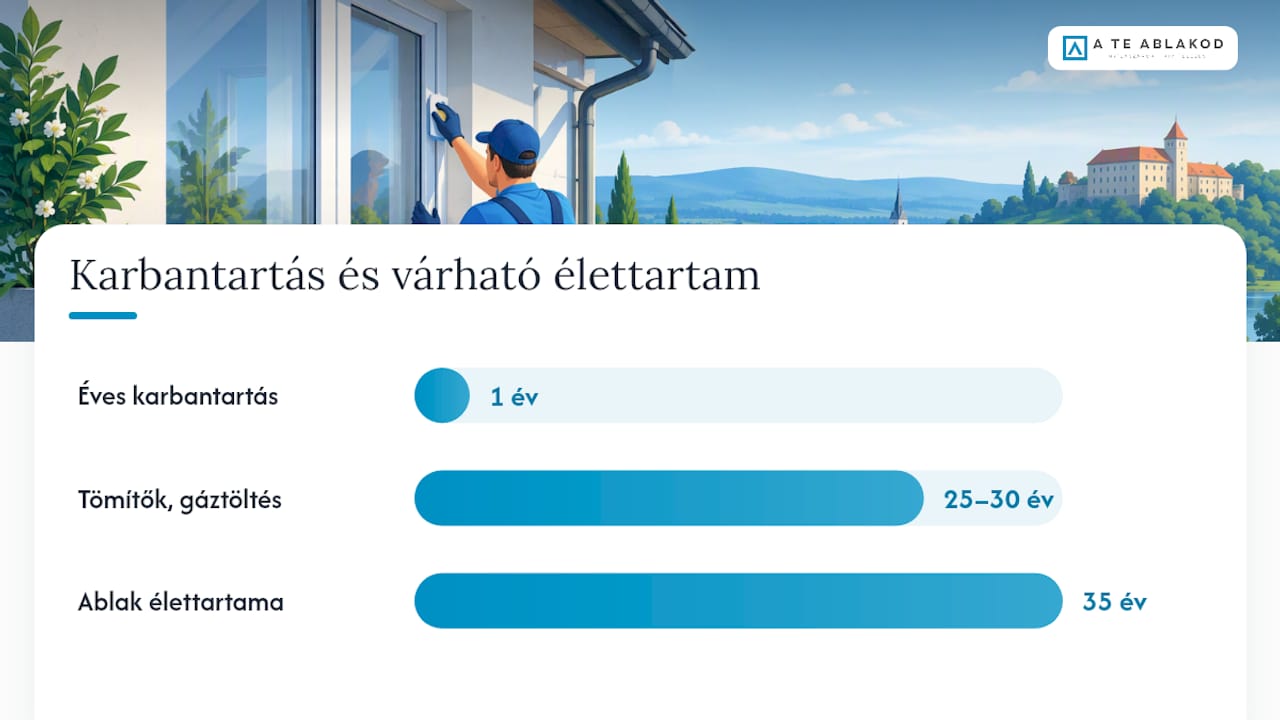 Karbantartási ütemterv: mit kell tenni évente és hosszabb távon — overview diagram